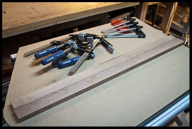 preparing to glue the boards