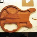 Mahogany body with cavities