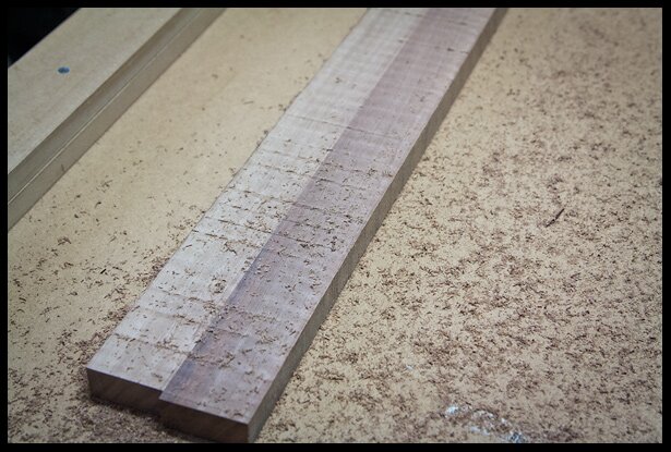 router scratches left behind