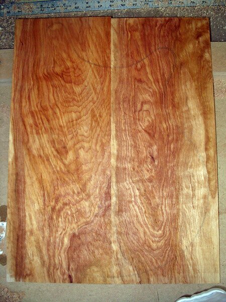 cherry-wood-electric-guitar-top