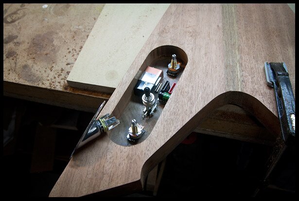 Checking the electronics in the cavity