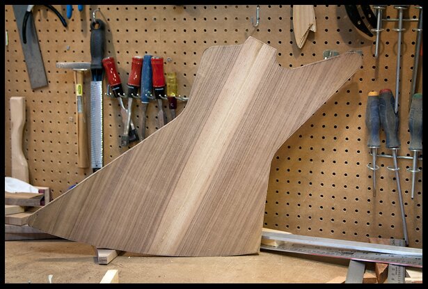 the walnut top