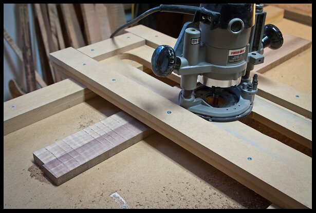 thickness planing with a router and planing jig
