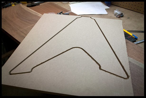 MDF template of ESP Vulture