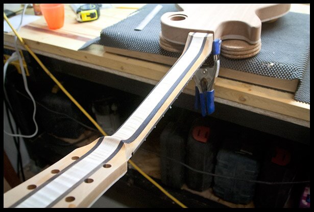 Fine tuning the back of the neck