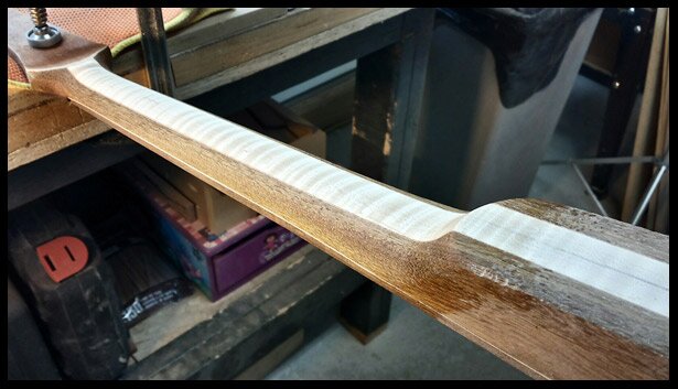 Neck carving completed