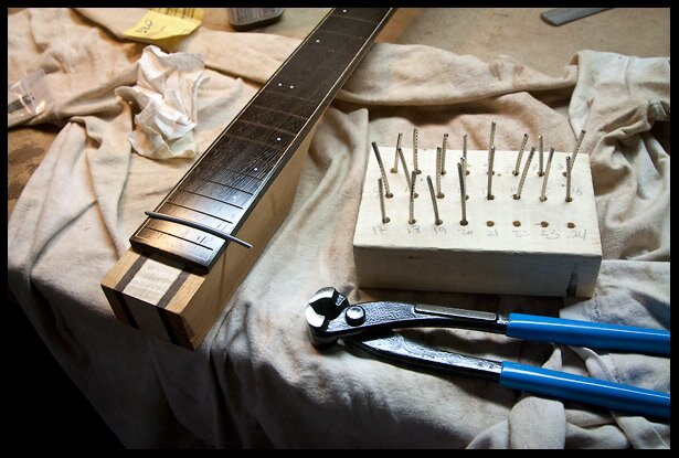 Starting the fretting process