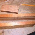 Getting ready to glue the heel to the neck