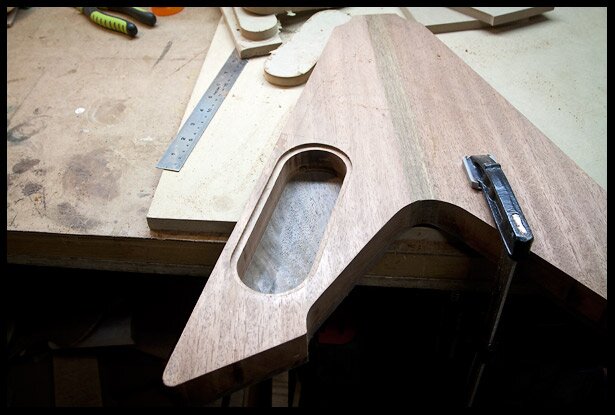 The electronics compartment cavity is complete