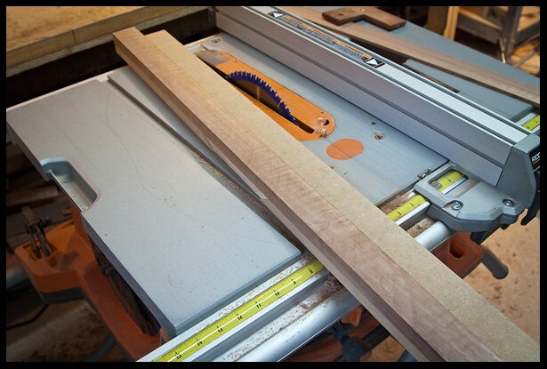 jointing the edges on the table saw