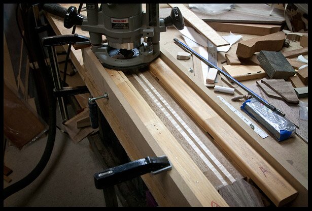 Routing the truss rod channel