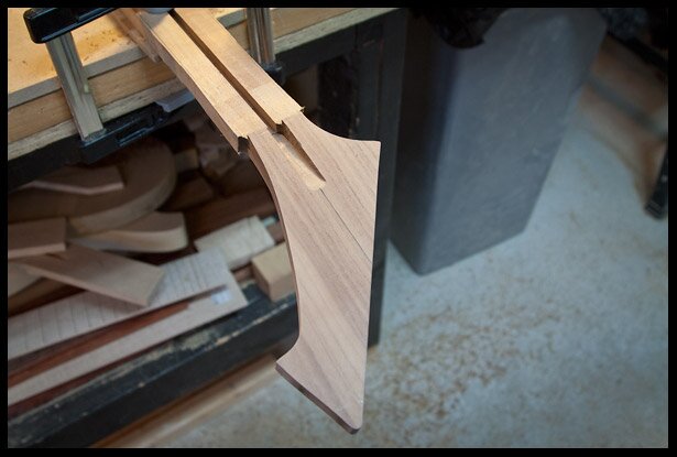final shape of headstock