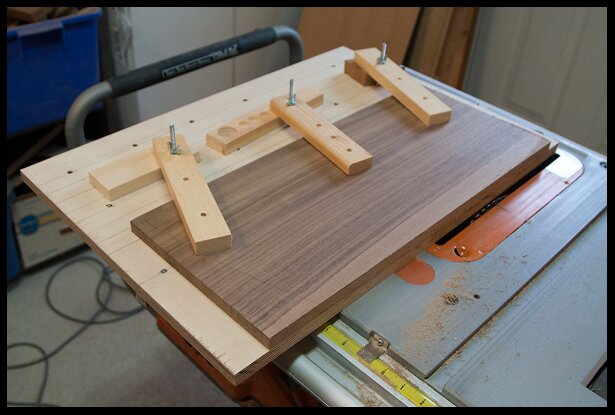 table saw shooting board jig
