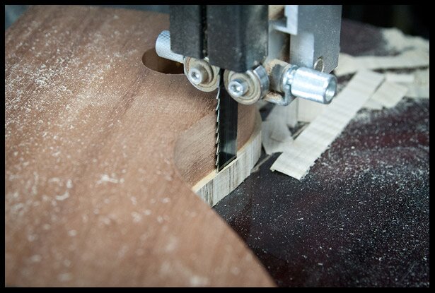 Cutting away excess