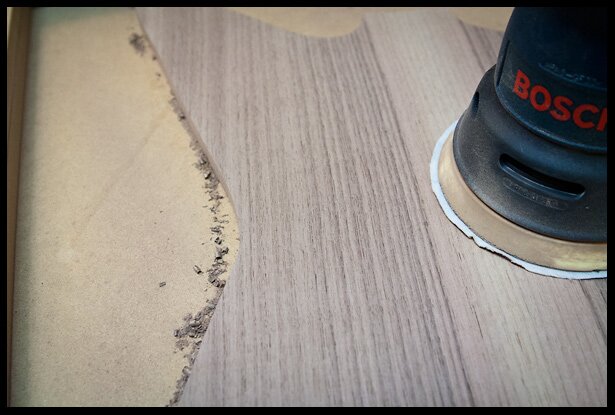 the scratches are easily removed with sanding