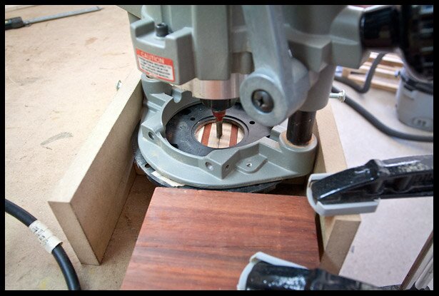 Use a piece of wood as a stop block