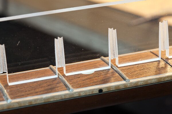 acrylic notched straightedge