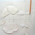 Cutting paper templates for cavities