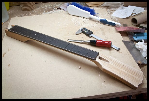 After cleaning the edges and a wipe of mineral spirits