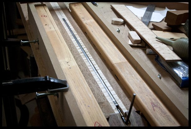 Check the access to the truss rod