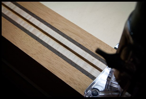 Carving the truss rod channel